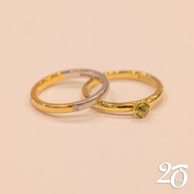 研磨前、小傷あり